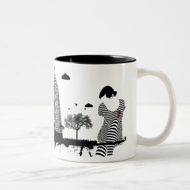 Taza Bicolor En la ciudad (Derecha)