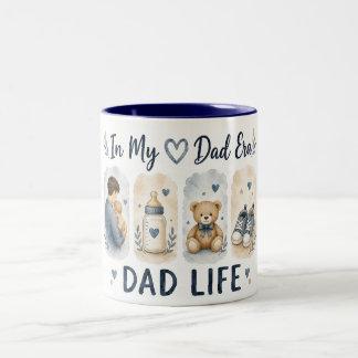 Taza Bicolor En la Era de Mi Papá Primer Padre Azul