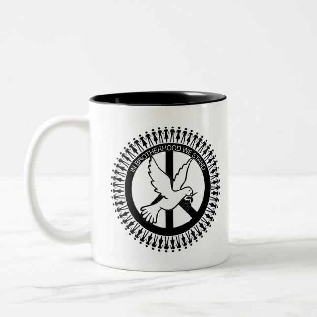 TAZA BICOLOR EN LA HERMANDAD NOS SENTIMOS (Izquierda)