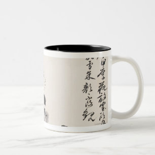 Taza Bicolor En la imitación del ½ del ¿de Xu Weiï s florec