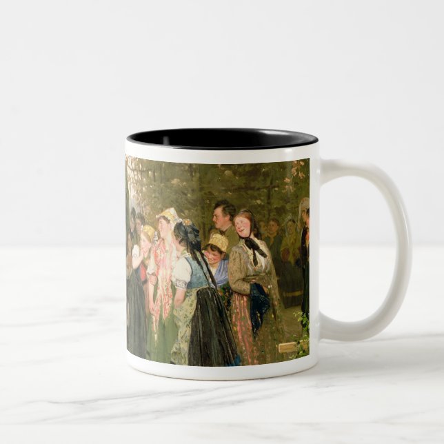 Taza Bicolor En licencia, 1883 (Derecha)