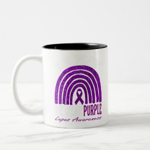 Taza Bicolor En Mayo Usamos Púrpura Para Concienciar Al Lupus A