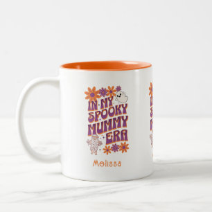 Taza Bicolor En mi espeluznante momia era nombre de monograma H