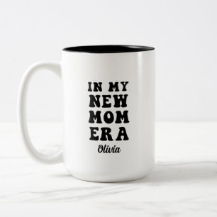 Taza Bicolor En mi nuevo regalo de Día de la Madre de la era de