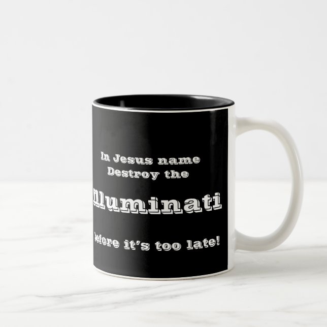 Taza Bicolor En nombre de Jesús (Derecha)