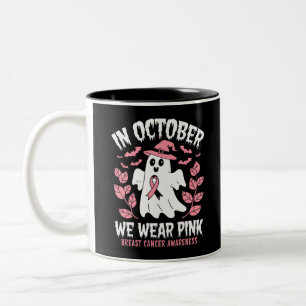 Taza Bicolor En Octubre Nosotros Vestimos Bruja De Halloween De