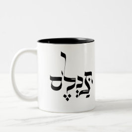 Taza Bicolor EN REALIDAD, jerga yiddish, ת כ ל ס