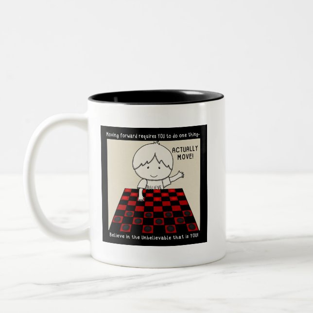 Taza Bicolor En realidad, muévase (Izquierda)