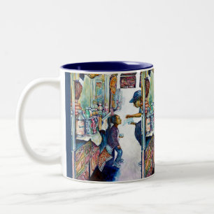 Taza Bicolor En última instancia genera esperanza