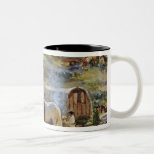 Taza Bicolor Encampment gitano, Appleby, 1919