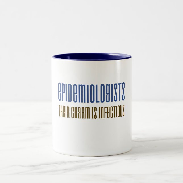 Taza Bicolor Encanto de los epidemiólogos (Centro)