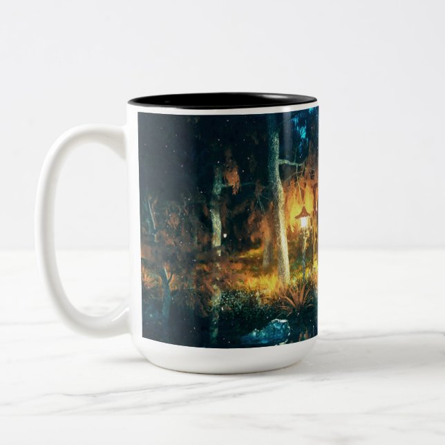 Taza Bicolor Enchanted Forest Night Mug (Izquierda)