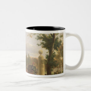 Taza Bicolor Encontrando entre Napoleon I y al papa