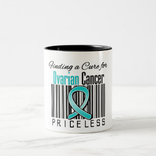 Taza Bicolor Encontrando una curación para el cáncer ovárico