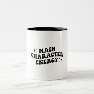 Taza Bicolor energía de personaje principal