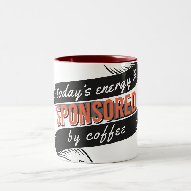 Taza Bicolor Energía del café (Centro)