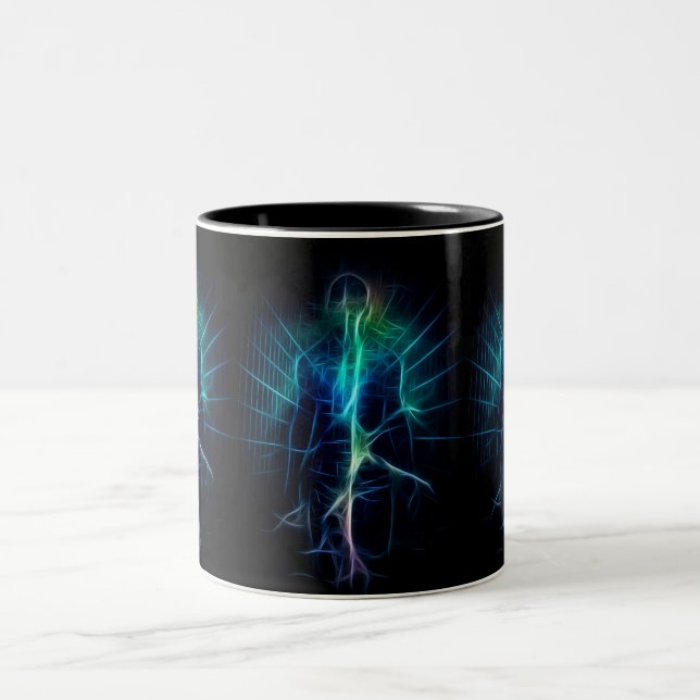Taza Bicolor Energía eterna humana (Centro)