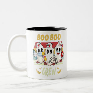 Taza Bicolor Enfermera de Boo Enfermería de Halloween disfraz f