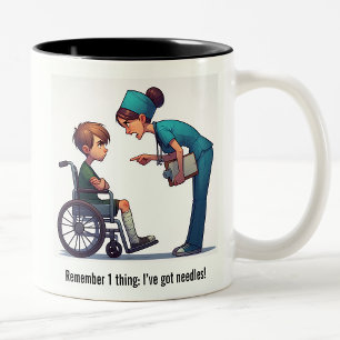 Taza Bicolor Enfermera vs. paro