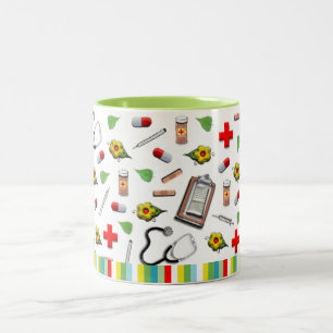 Taza Bicolor Enfermero