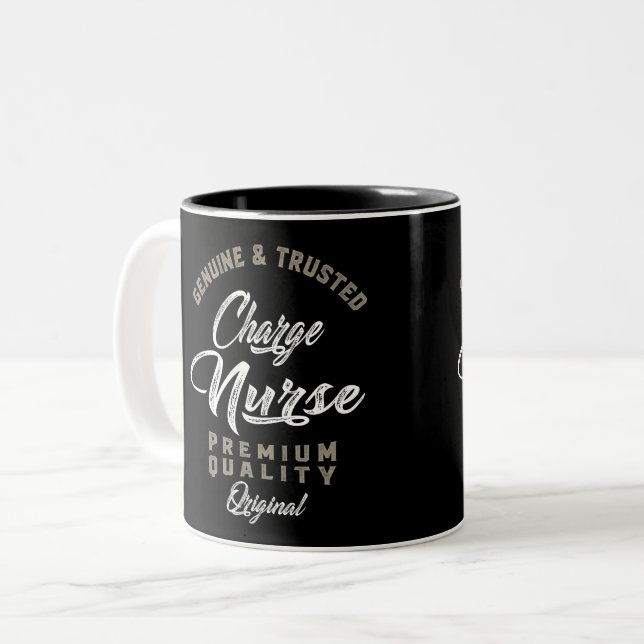 Taza Bicolor Enfermero de cargo (Anverso izquierdo)