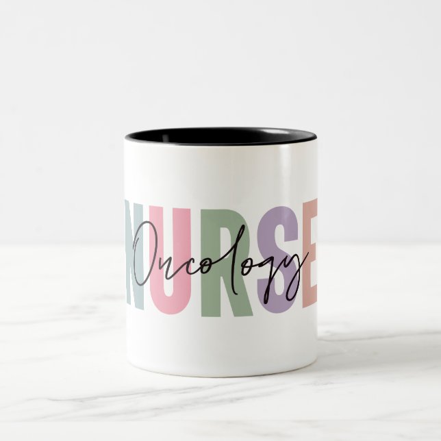 Taza Bicolor Enfermero de oncología cuta (Centro)