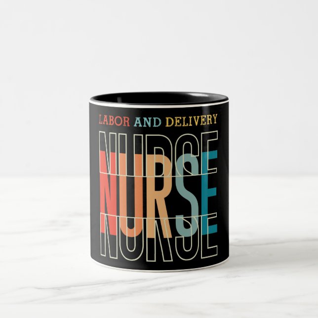 Taza Bicolor Enfermero de Radiología Interventiva (Centro)