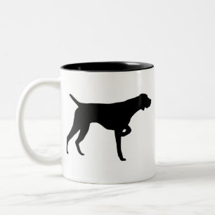 Taza Bicolor Engranaje alemán del indicador de pelo corto