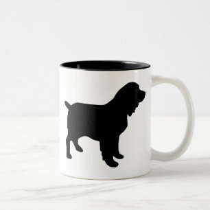 Taza Bicolor Engranaje del perro de aguas de Boykin