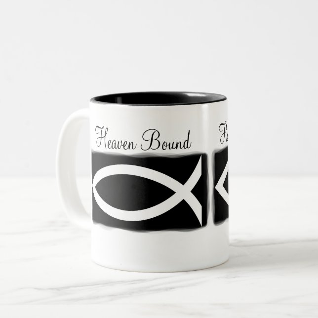 Taza Bicolor Enlaces celestes (Anverso izquierdo)