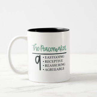 Taza Bicolor Enneagram Tipo 8 Mug