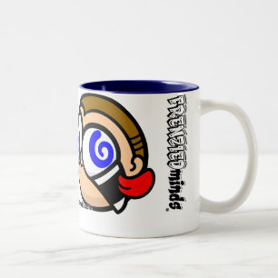 Taza Bicolor ¡ENOJADO y LOCO en su servicio!