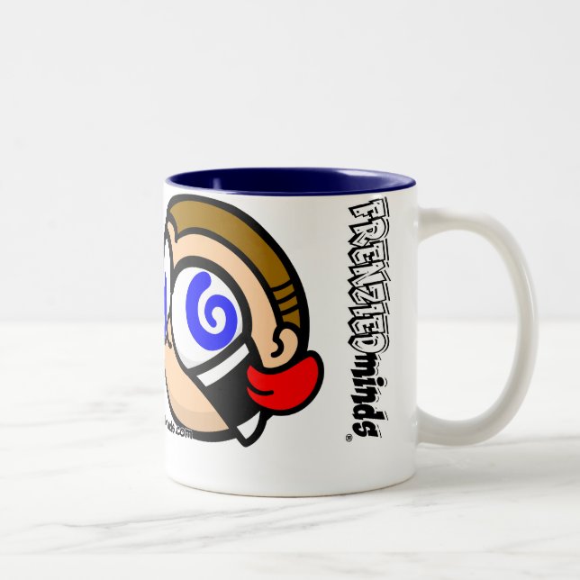 Taza Bicolor ¡ENOJADO y LOCO en su servicio! (Derecha)