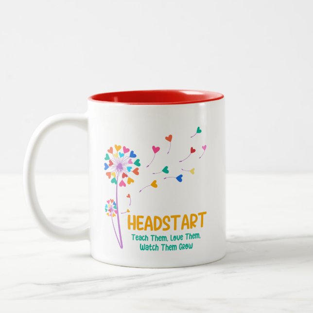 Taza Bicolor Enséñeles que les encantan, vean crecer (Izquierda)