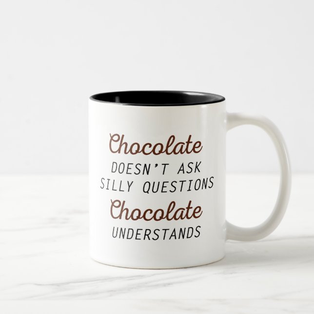 Taza Bicolor Entender el chocolate (Derecha)