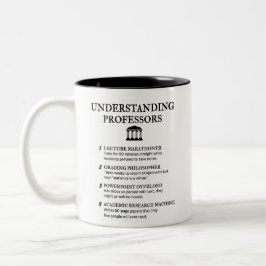 Taza Bicolor ENTENDIMIENTO DE LOS PROFESORES - Humor Académico 