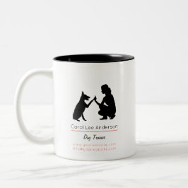 Taza Bicolor Entrenador de perros