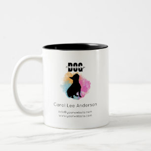 Taza Bicolor Entrenamiento de perros
