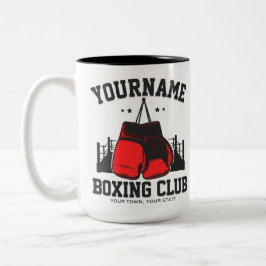 Taza Bicolor Entrenamiento del anillo de boxeo Pro Boxer ADD NA