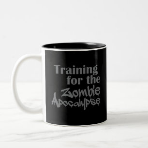 Taza Bicolor Entrenamiento Para La Graciosidad Del Apocalipsis 