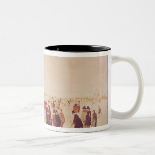 Taza Bicolor Entretenimiento en el hielo