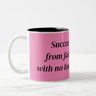 Taza Bicolor Entusiasmo imparable: una motivación
