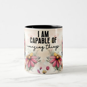 Taza Bicolor Envoltorio de Mariposa Inspirador