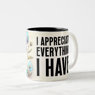 Taza Bicolor Envoltorio de Mariposa Inspirador