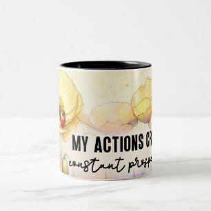 Taza Bicolor Envoltura de Flor Inspiradora