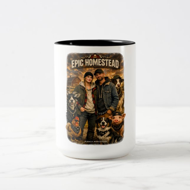 Taza Bicolor Epica granja -  (Centro)