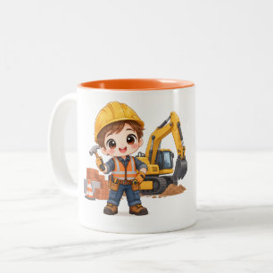 Taza Bicolor Equipo de Construcción Junior
