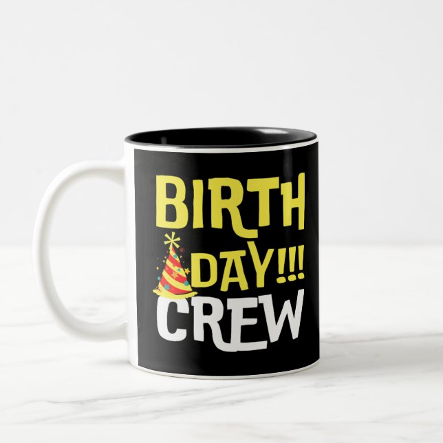 Taza Bicolor Equipo de cumpleaños (Izquierda)