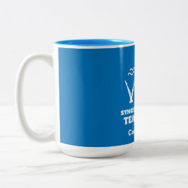 Taza Bicolor Equipo De Natación Sincronizado