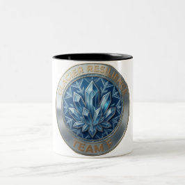 Taza Bicolor Equipo F - Emblema de Resiliencia del Glaciar | Fu